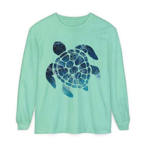 Ocean Turtle Long Sleeve T-Shirt - Eco-Friendly Unisex Apparel