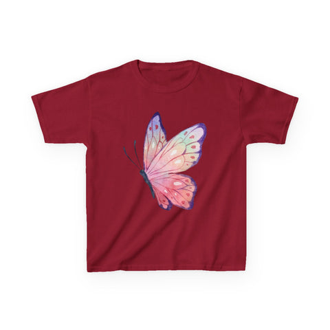 Colorful Butterfly Kids Heavy Cotton™ Tee - Perfect for Spring & Birthday Gifts