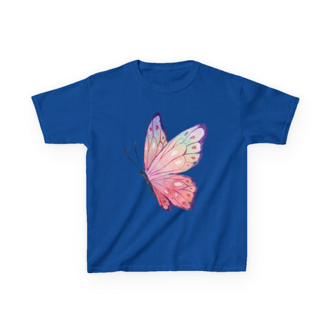 Colorful Butterfly Kids Heavy Cotton™ Tee - Perfect for Spring & Birthday Gifts