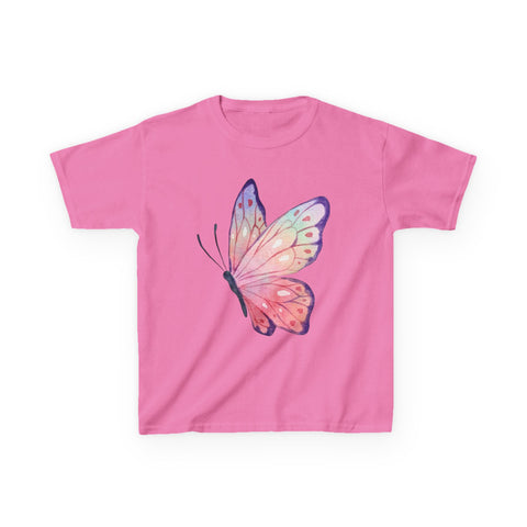 Colorful Butterfly Kids Heavy Cotton™ Tee - Perfect for Spring & Birthday Gifts