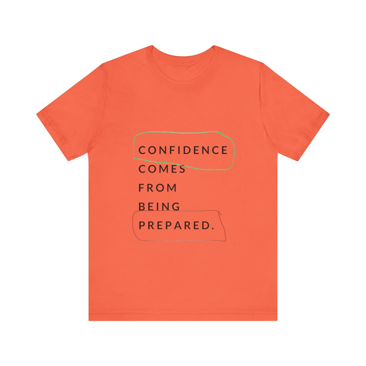 Confidence Jersey Tee - Motivational T-Shirt, Unisex Motivational Shirt, Gift for Confidence Boost, Inspirational Apparel, Casual [...]