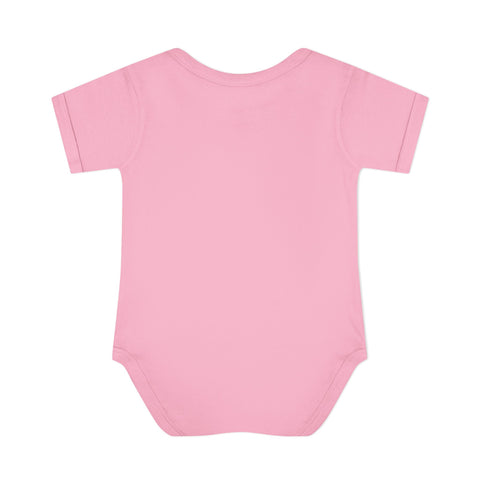 Cute Dinosaur Infant Bodysuit - Adorable Baby Rib Bodysuit for Newborns