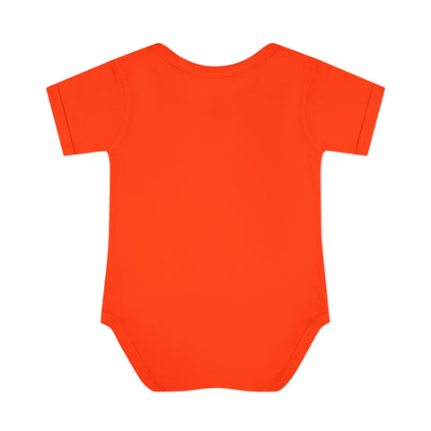 Cute Dinosaur Infant Bodysuit - Adorable Baby Rib Bodysuit for Newborns