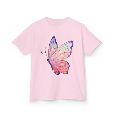 Colorful Butterfly Kids Heavy Cotton™ Tee - Perfect for Spring & Birthday Gifts