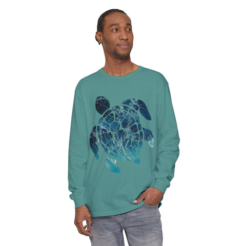 Ocean Turtle Long Sleeve T-Shirt - Eco-Friendly Unisex Apparel
