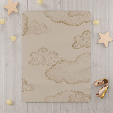 Cozy Toddler Blanket with Soft Cloud Design