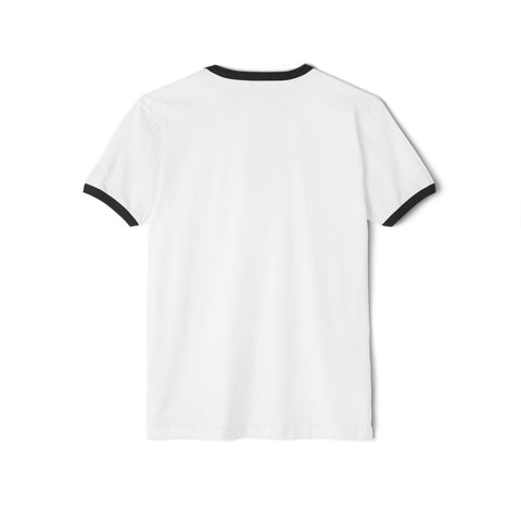 Heart Balloon Unisex Cotton Ringer T-Shirt, Inspirational Tee, Everyday Wear, Gift for Parents, Eco-Friendly Fashion