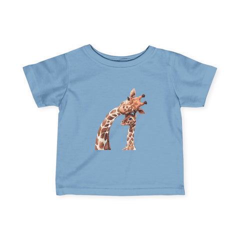 Adorable Giraffe Infant Tee - Cute Yellow Baby Shirt