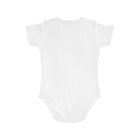 Happy Zebra Short Sleeve Baby Bodysuit - Cute Infant Outfit for Celebrations & Everyday Wear