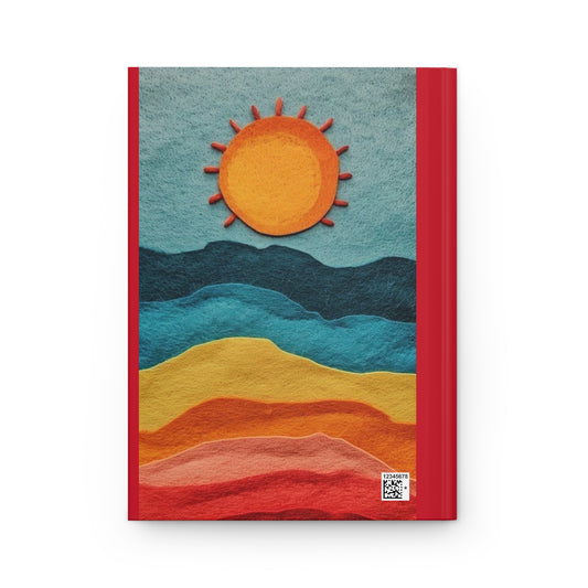 Sunset Vibes Hardcover Journal - Matte Finish for Creative Minds