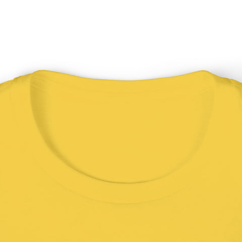 Kids Butterflies Graphic Tee - Bright Yellow Butterfly Design