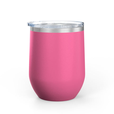 Floral Thank You Tumbler, 12oz | Gift for Wine Lovers, Wedding Favors, Birthday Drinkware, Personalized Gift, Floral Tumbler