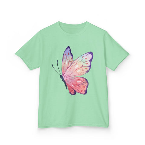 Colorful Butterfly Kids Heavy Cotton™ Tee - Perfect for Spring & Birthday Gifts