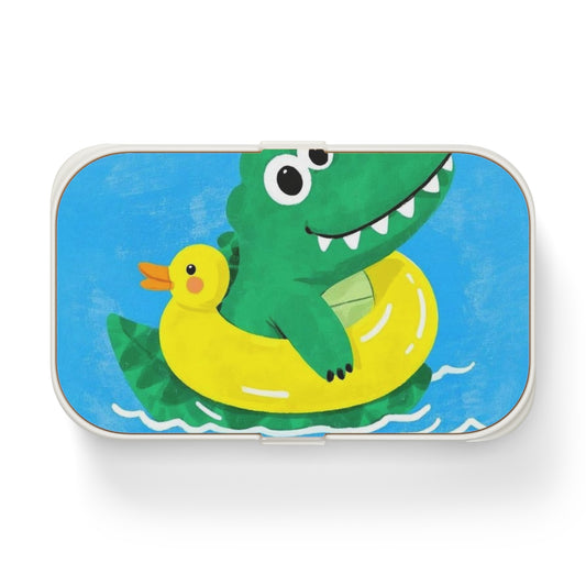Cute Dinosaur Bento Lunch Box, Kawaii Lunch Container for Kids, Eco-Friendly Snack Box, Fun Meal Prep Storage, School Lunch Accessory