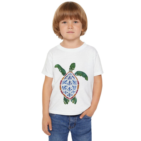 Adorable Turtle Graphic Toddler T-shirt - Eco-Friendly Cotton Tee for Nature Lovers