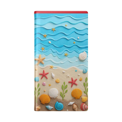 Ocean-Inspired Flip Case for Phones, Beach Lover Gift, Summer Accessory, Coastal Décor, Cute Phone Cover, Sea Themed Design
