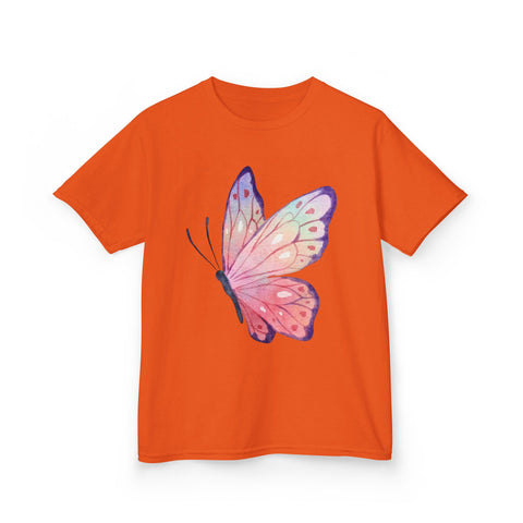 Colorful Butterfly Kids Heavy Cotton™ Tee - Perfect for Spring & Birthday Gifts
