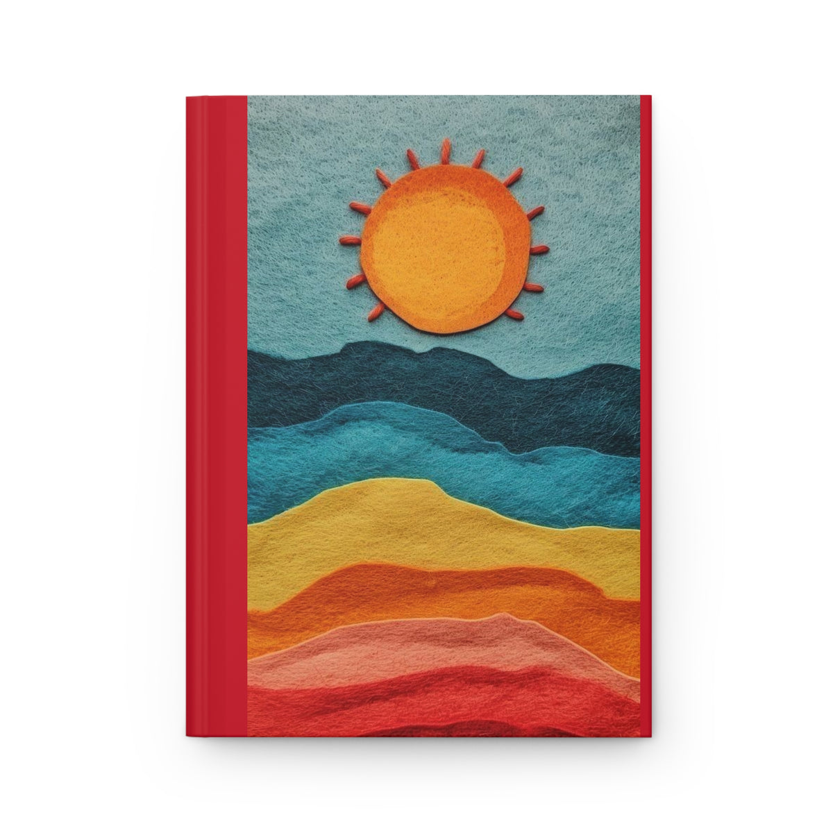 Sunset Vibes Hardcover Journal - Matte Finish for Creative Minds