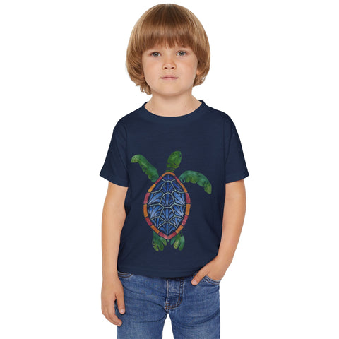 Adorable Turtle Graphic Toddler T-shirt - Eco-Friendly Cotton Tee for Nature Lovers