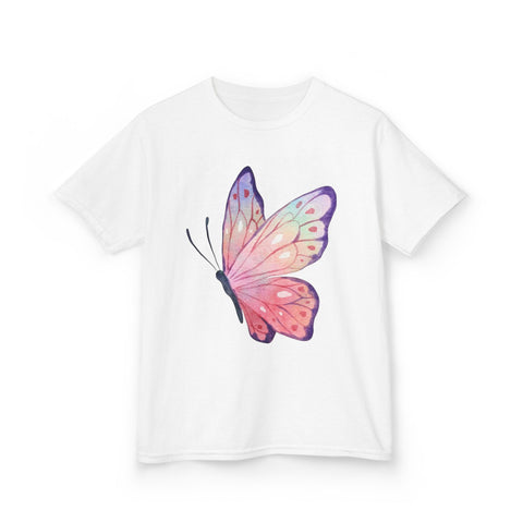 Colorful Butterfly Kids Heavy Cotton™ Tee - Perfect for Spring & Birthday Gifts