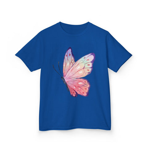Colorful Butterfly Kids Heavy Cotton™ Tee - Perfect for Spring & Birthday Gifts