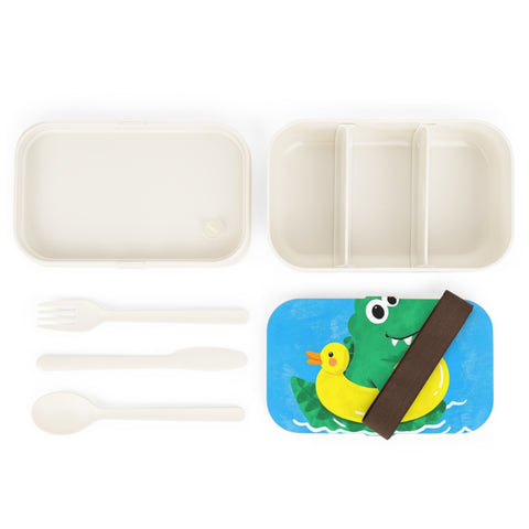 Cute Dinosaur Bento Lunch Box, Kawaii Lunch Container for Kids, Eco-Friendly Snack Box, Fun Meal Prep Storage, School Lunch Accessory
