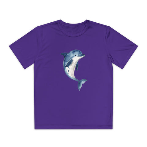 Youth Dolphin Competitor Tee - Fun Summer Wear for Kids