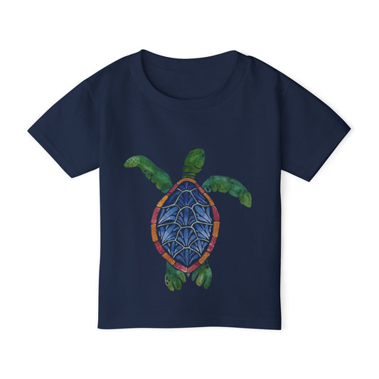 Adorable Turtle Graphic Toddler T-shirt - Eco-Friendly Cotton Tee for Nature Lovers