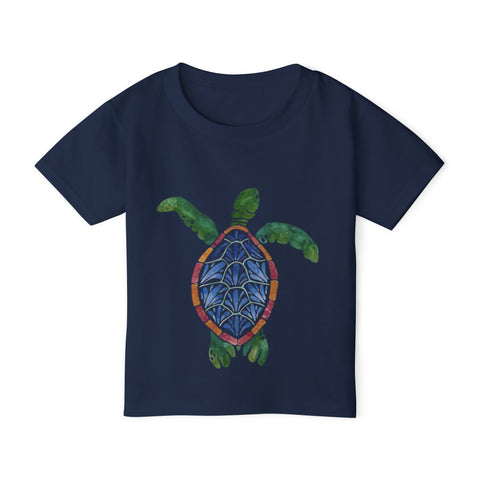 Adorable Turtle Graphic Toddler T-shirt - Eco-Friendly Cotton Tee for Nature Lovers