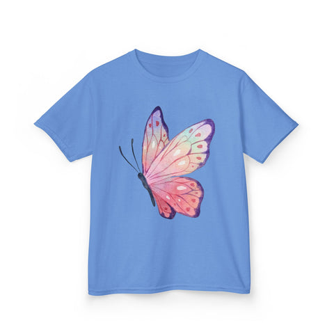 Colorful Butterfly Kids Heavy Cotton™ Tee - Perfect for Spring & Birthday Gifts