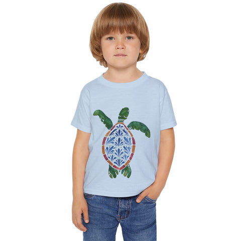 Adorable Turtle Graphic Toddler T-shirt - Eco-Friendly Cotton Tee for Nature Lovers