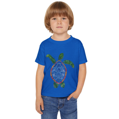 Adorable Turtle Graphic Toddler T-shirt - Eco-Friendly Cotton Tee for Nature Lovers