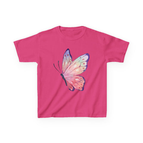 Colorful Butterfly Kids Heavy Cotton™ Tee - Perfect for Spring & Birthday Gifts