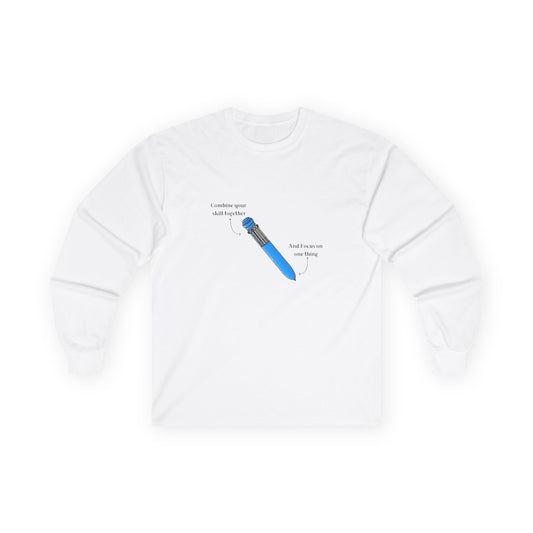 Cool and Comfy Long Sleeve Tee for Everyday Wear, Perfect Gift for Friends, Fun Casual Style, Unisex Cotton Shirt, Cozy Layering Top