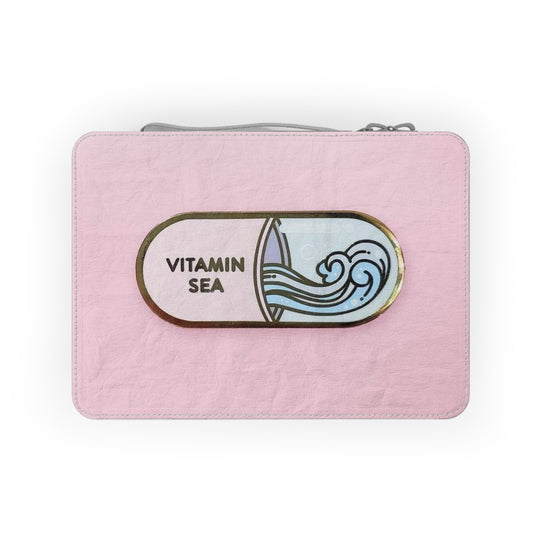 Vitamin Sea Paper Lunch Bag, Eco-Friendly Lunch Tote, Summer Vibes, Beach Day Essential, Cute Food Carrier, Back to School Gift
