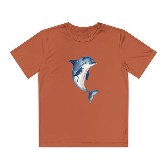 Youth Dolphin Competitor Tee - Fun Summer Wear for Kids