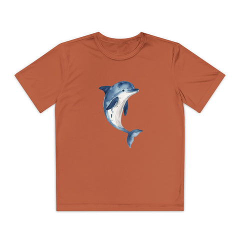Youth Dolphin Competitor Tee - Fun Summer Wear for Kids