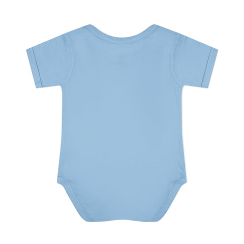 Cute Dinosaur Infant Bodysuit - Adorable Baby Rib Bodysuit for Newborns