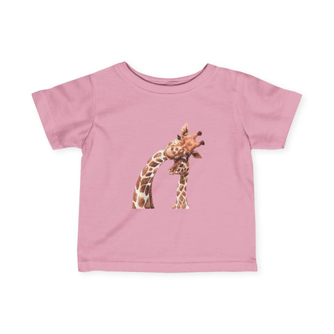 Adorable Giraffe Infant Tee - Cute Yellow Baby Shirt