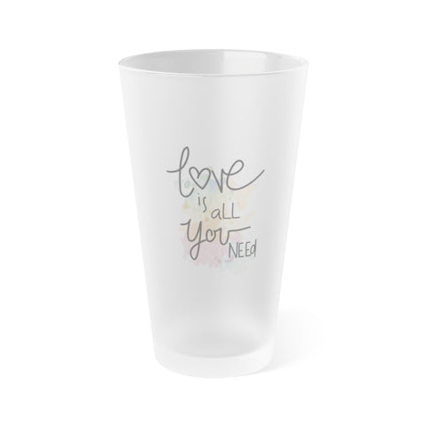 Frosted Pint Glass, 16oz