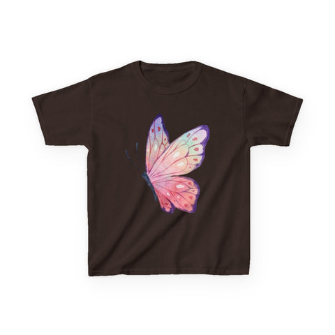 Colorful Butterfly Kids Heavy Cotton™ Tee - Perfect for Spring & Birthday Gifts