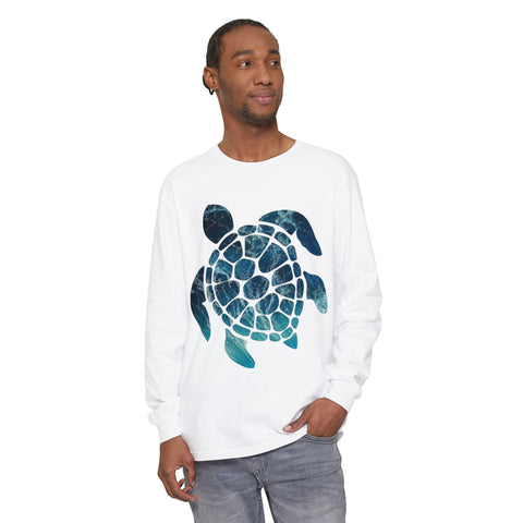 Ocean Turtle Long Sleeve T-Shirt - Eco-Friendly Unisex Apparel