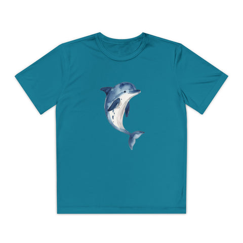 Youth Dolphin Competitor Tee - Fun Summer Wear for Kids