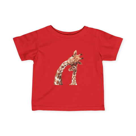 Adorable Giraffe Infant Tee - Cute Yellow Baby Shirt