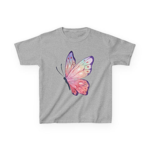 Colorful Butterfly Kids Heavy Cotton™ Tee - Perfect for Spring & Birthday Gifts