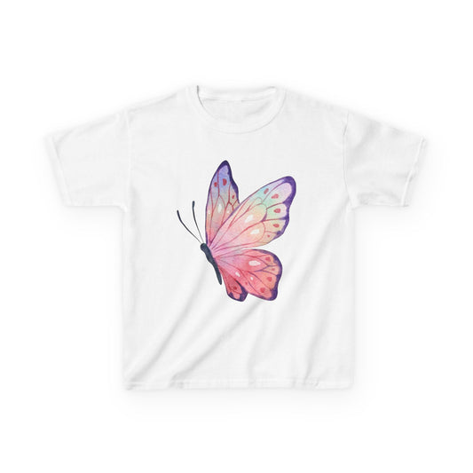 Colorful Butterfly Kids Heavy Cotton™ Tee - Perfect for Spring & Birthday Gifts