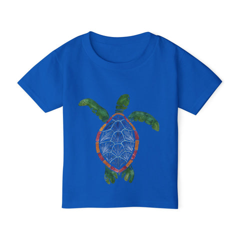 Adorable Turtle Graphic Toddler T-shirt - Eco-Friendly Cotton Tee for Nature Lovers