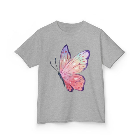 Colorful Butterfly Kids Heavy Cotton™ Tee - Perfect for Spring & Birthday Gifts