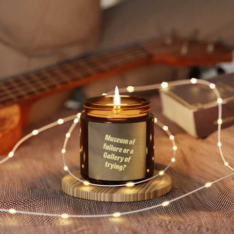 Scented Soy Candle (Multi-Size, Amber Jar)