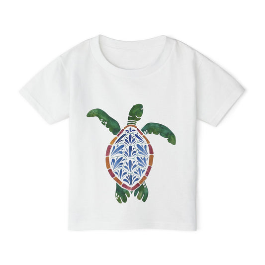 Adorable Turtle Graphic Toddler T-shirt - Eco-Friendly Cotton Tee for Nature Lovers